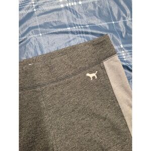 Victoria's Secret PINK Gray Colorblock‎ Leggings XS Yoga Pants Athletic Cotton